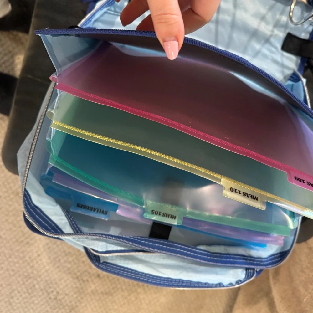 Case It Mighty Zip‎ Tab 3 Inch Zipper Ring Binder with Expanding File 600 Sheets